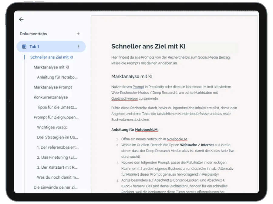 BONUS: Schneller recherchieren & schreiben mit KI