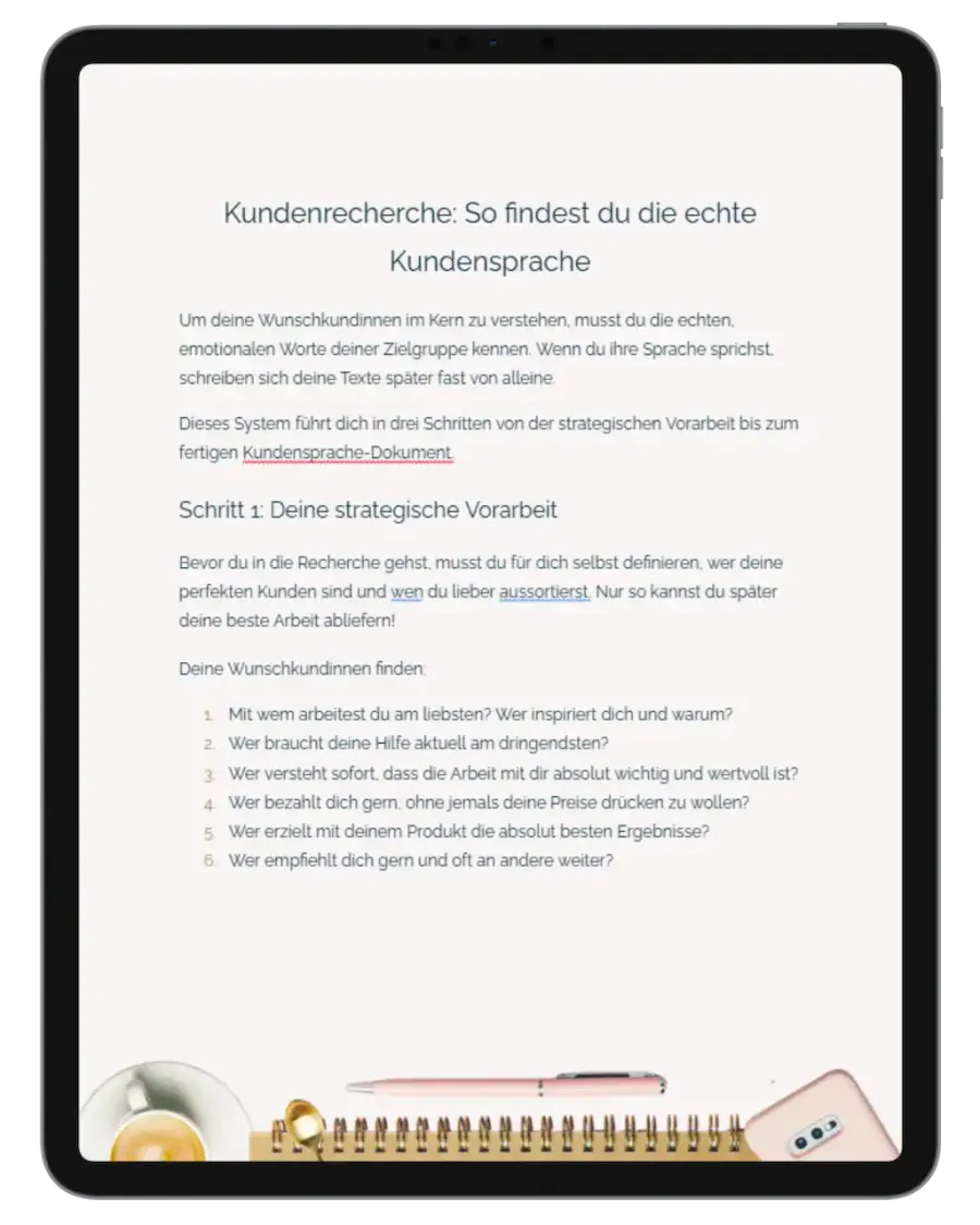 Schritt 2: Online recherchieren