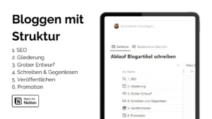 blogartikel manager mit struktur