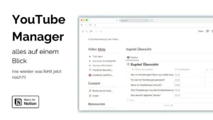 youtube manager kapitel