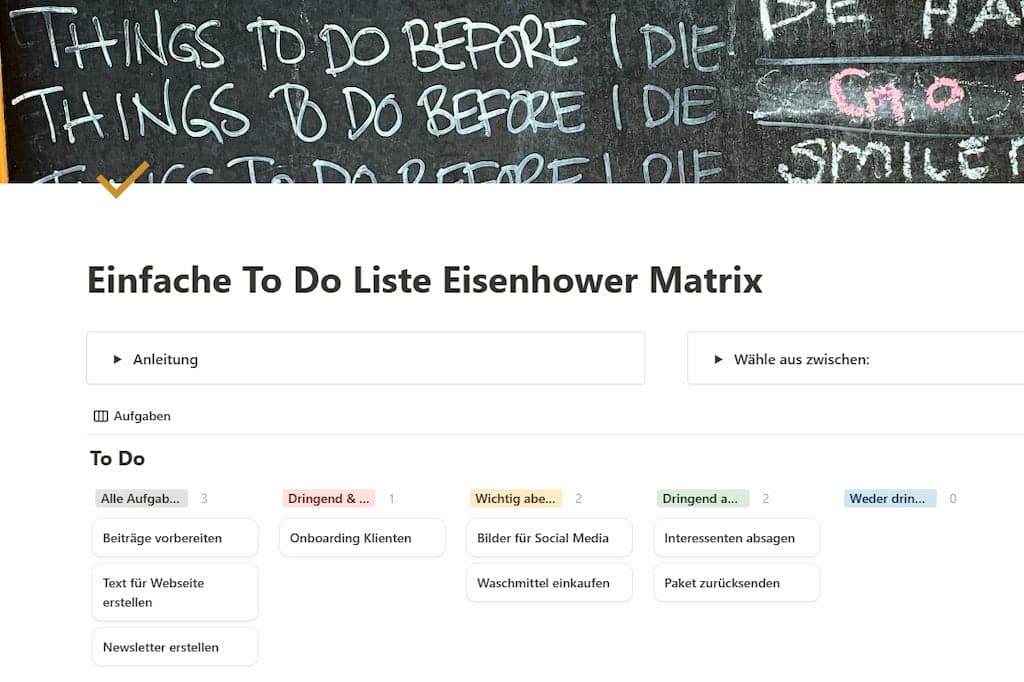 eisenhower matrix