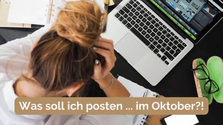 was soll ich posten ... im oktober!
