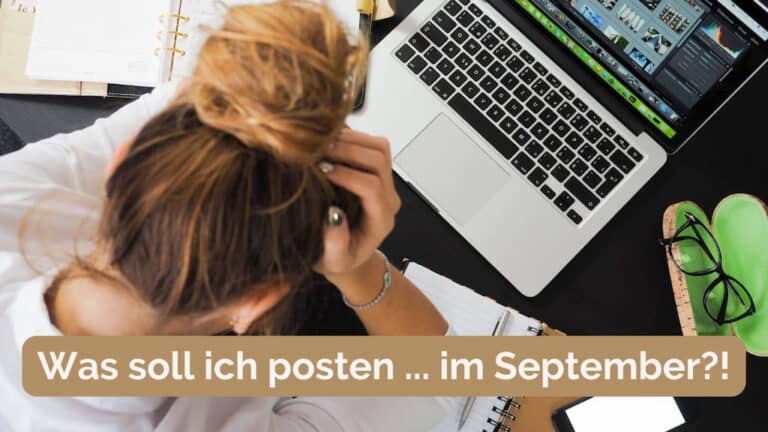 was soll ich posten ... im september!