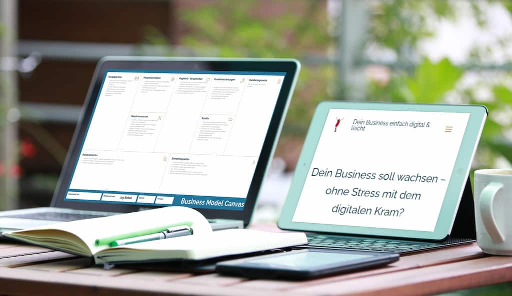 business model canvas bbild