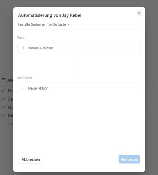 notion automation datenbank ausschnitt 1